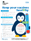 Keep your vaccines healthy poster